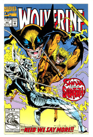 Wolverine Vol 2 60 NM- (9.2) (1992)