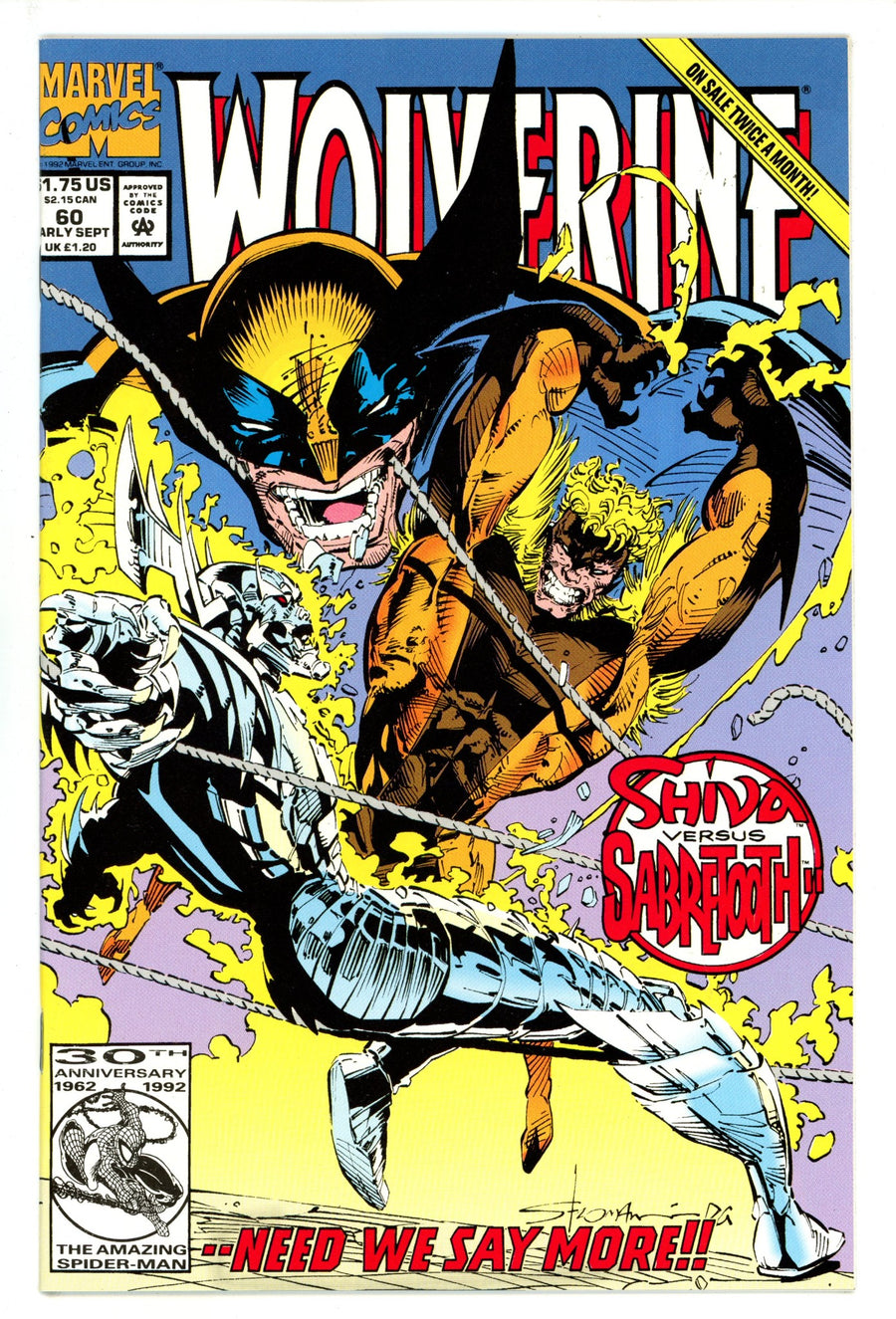 Wolverine Vol 2 60 NM- (9.2) (1992) 