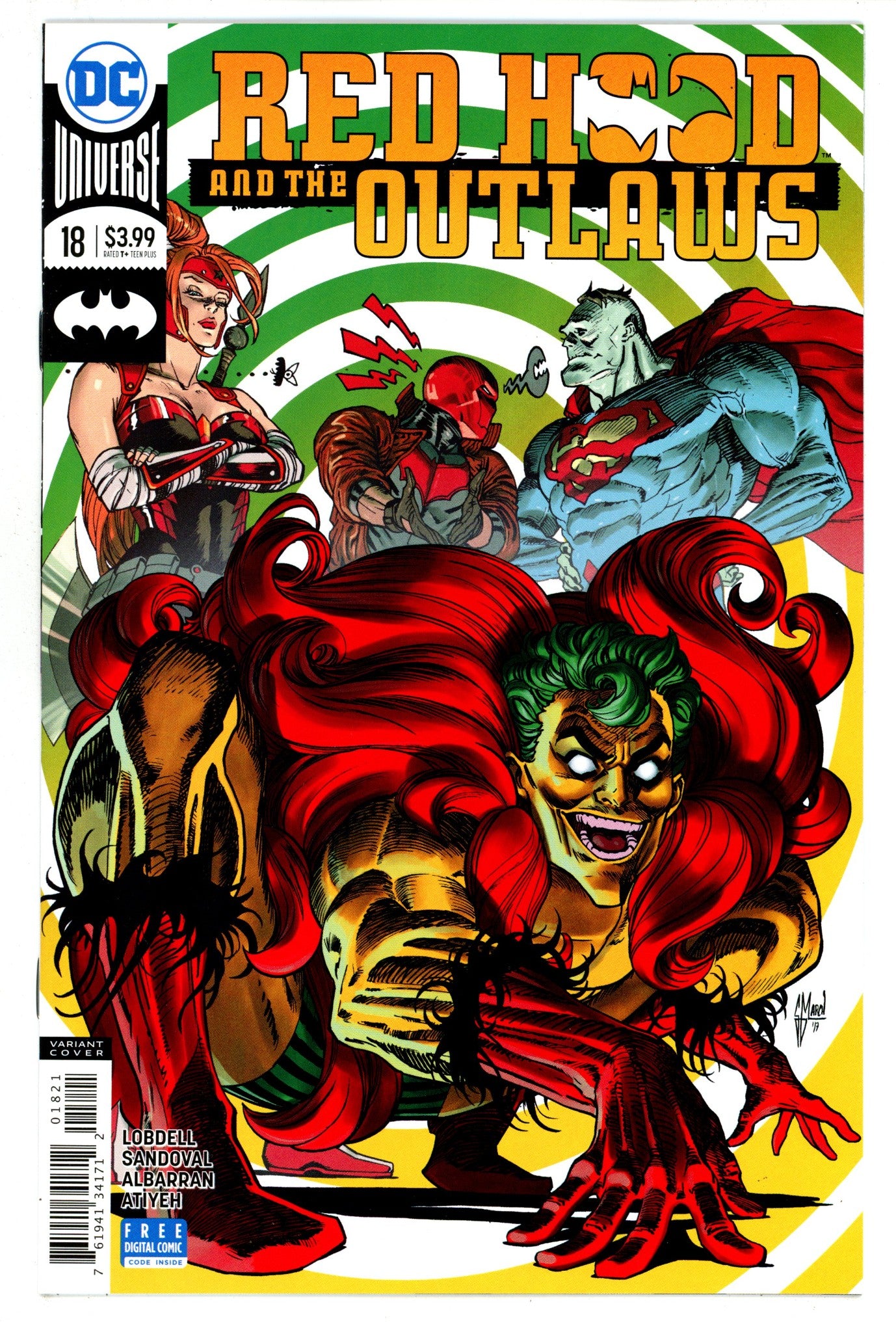 Red Hood and the Outlaws Vol 2 18 High Grade (2018) March Variant 