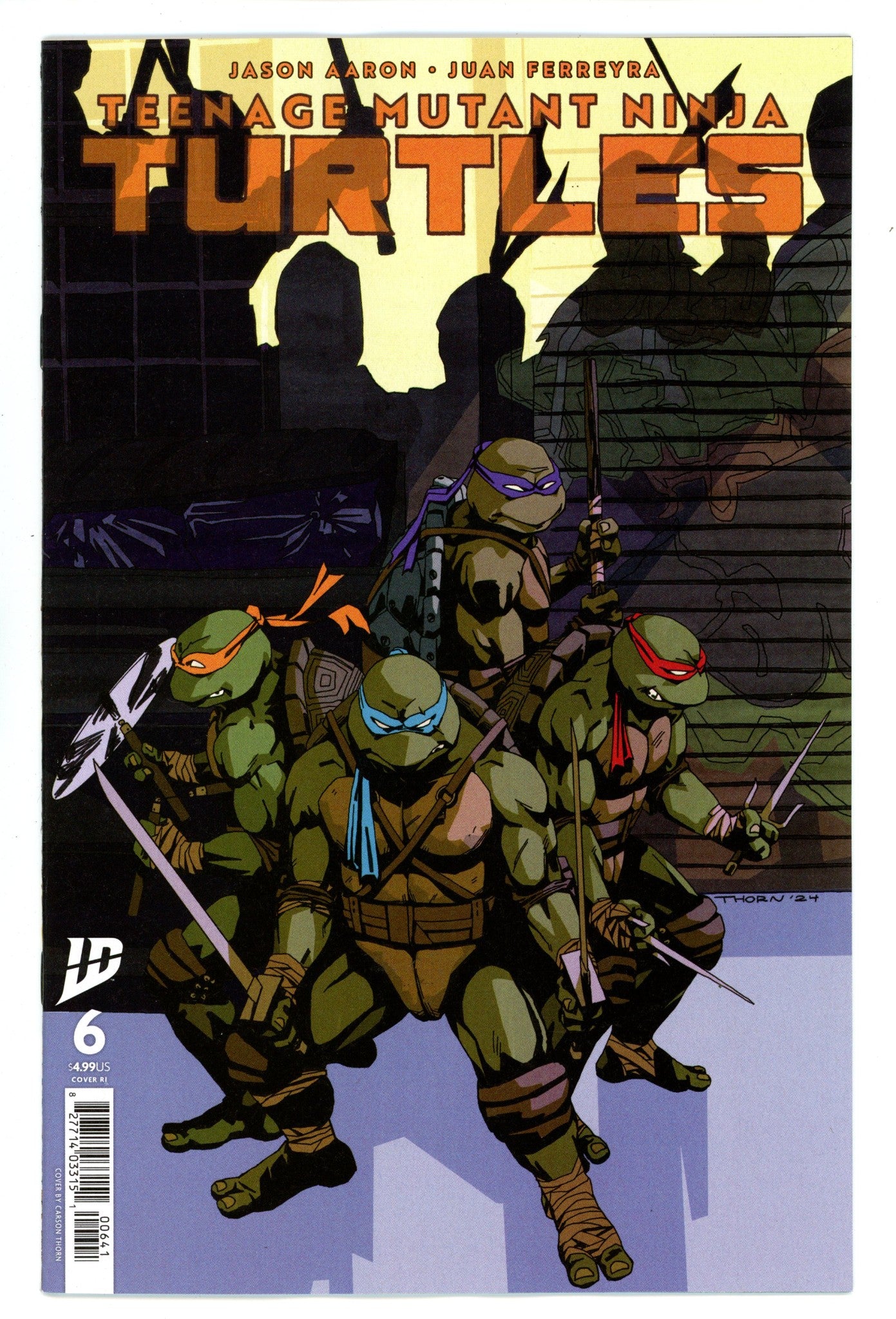 Teenage Mutant Ninja Turtles Vol 6 6 Thorn Incentive Variant NM (2025)