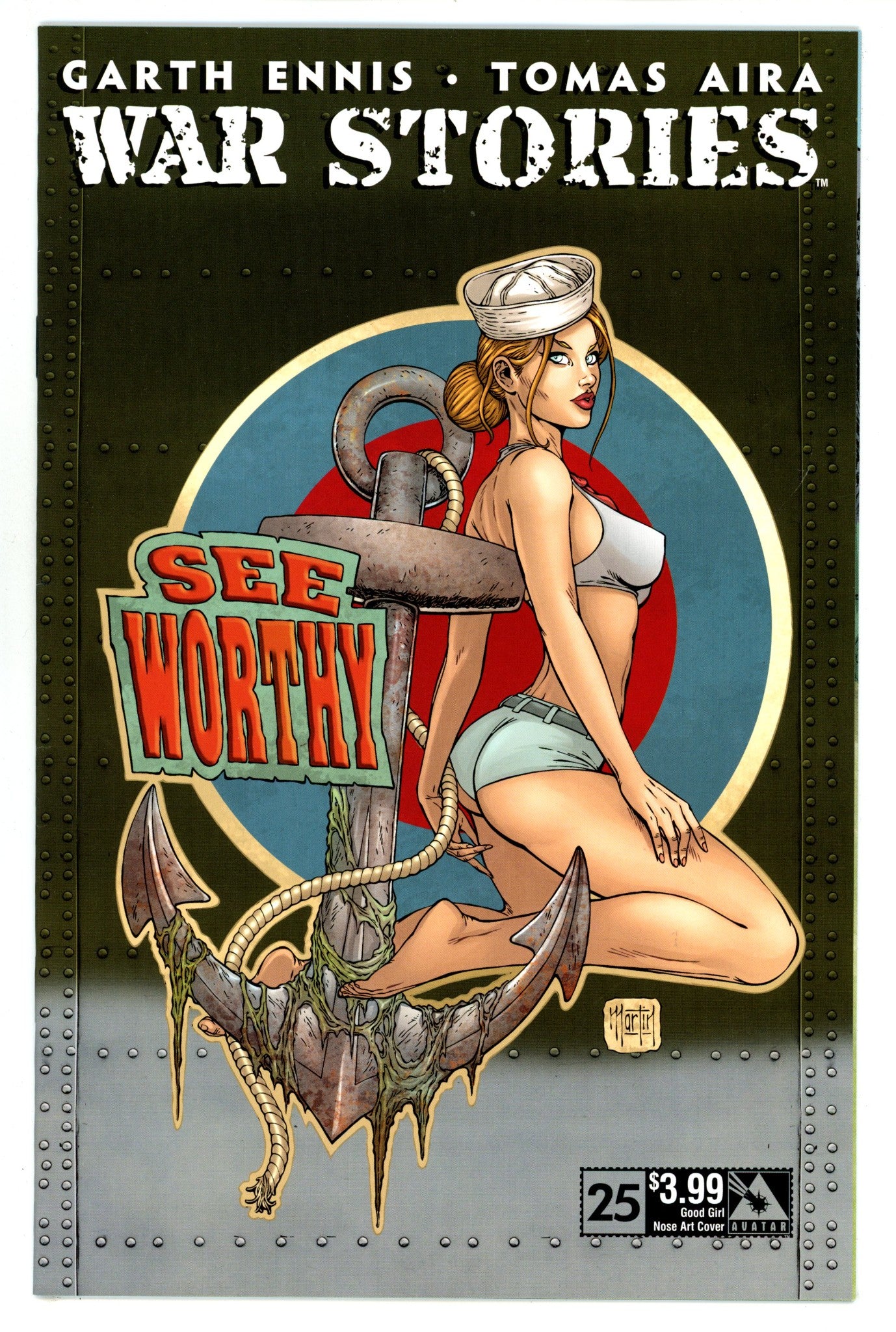 War Stories 25 VF/NM (9.0) (2017) Martin Variant 