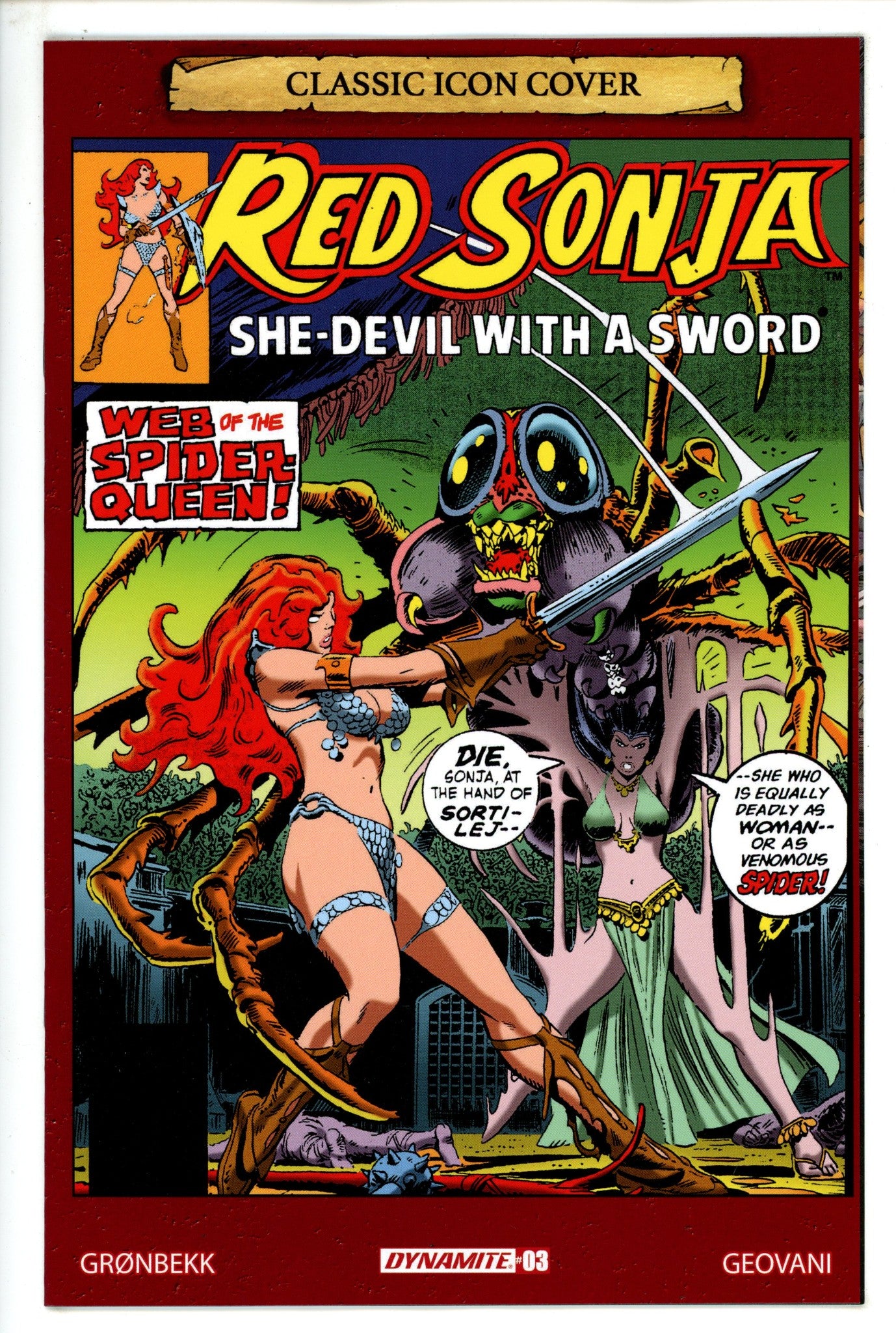 Red Sonja Vol 7 3 Thorne Icon Incentive Variant (2023)