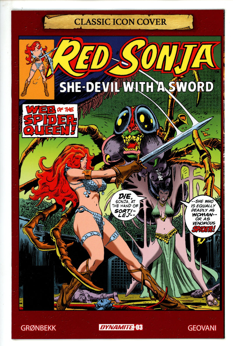 Red Sonja Vol 7 3 Thorne Icon Incentive Variant (2023)