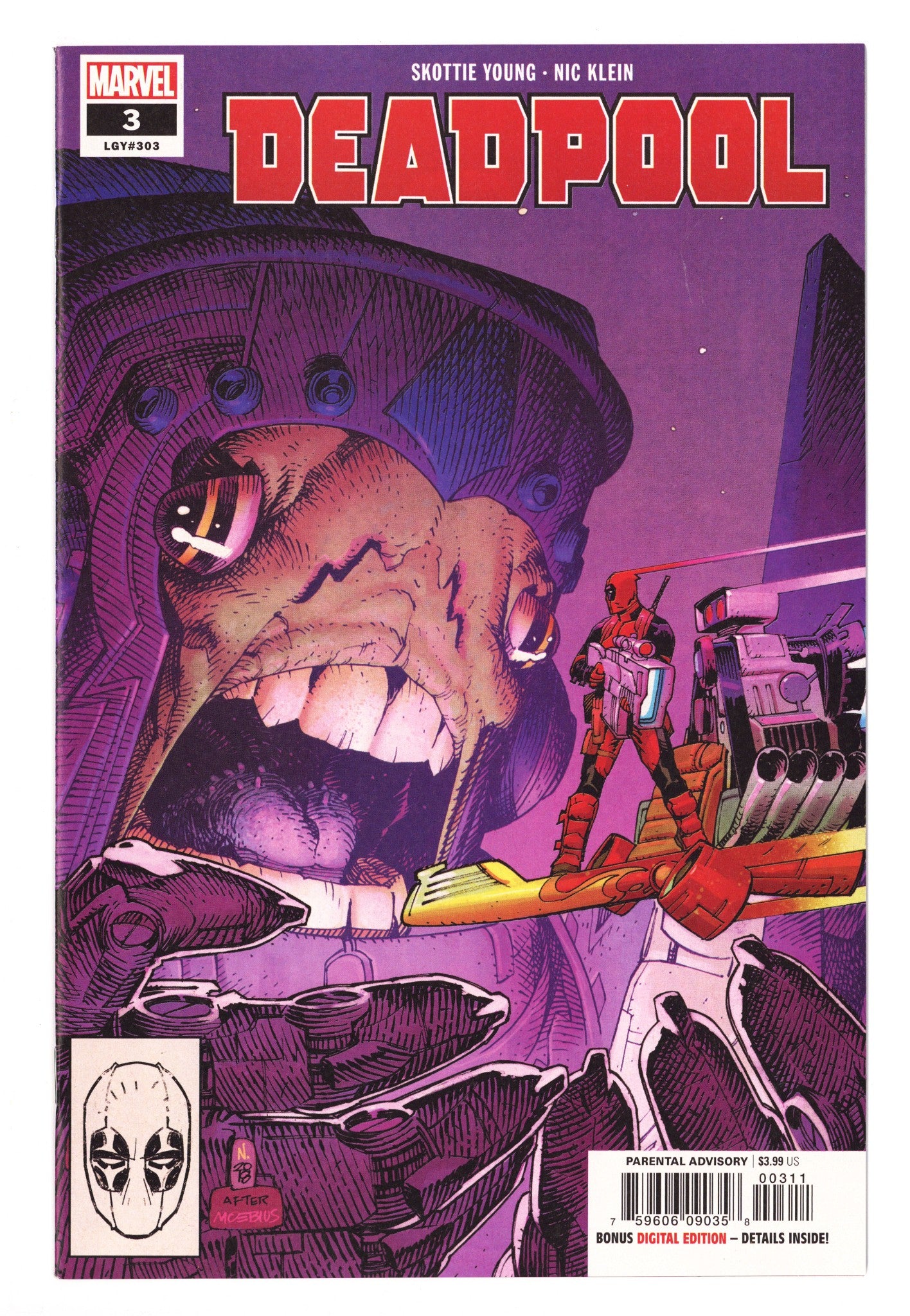 Deadpool Vol 6 3 (303) High Grade (2018) 