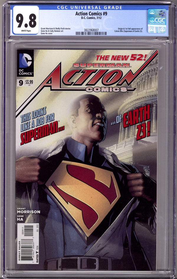 Action Comics Vol 2 9 CGC 9.8 (2012)