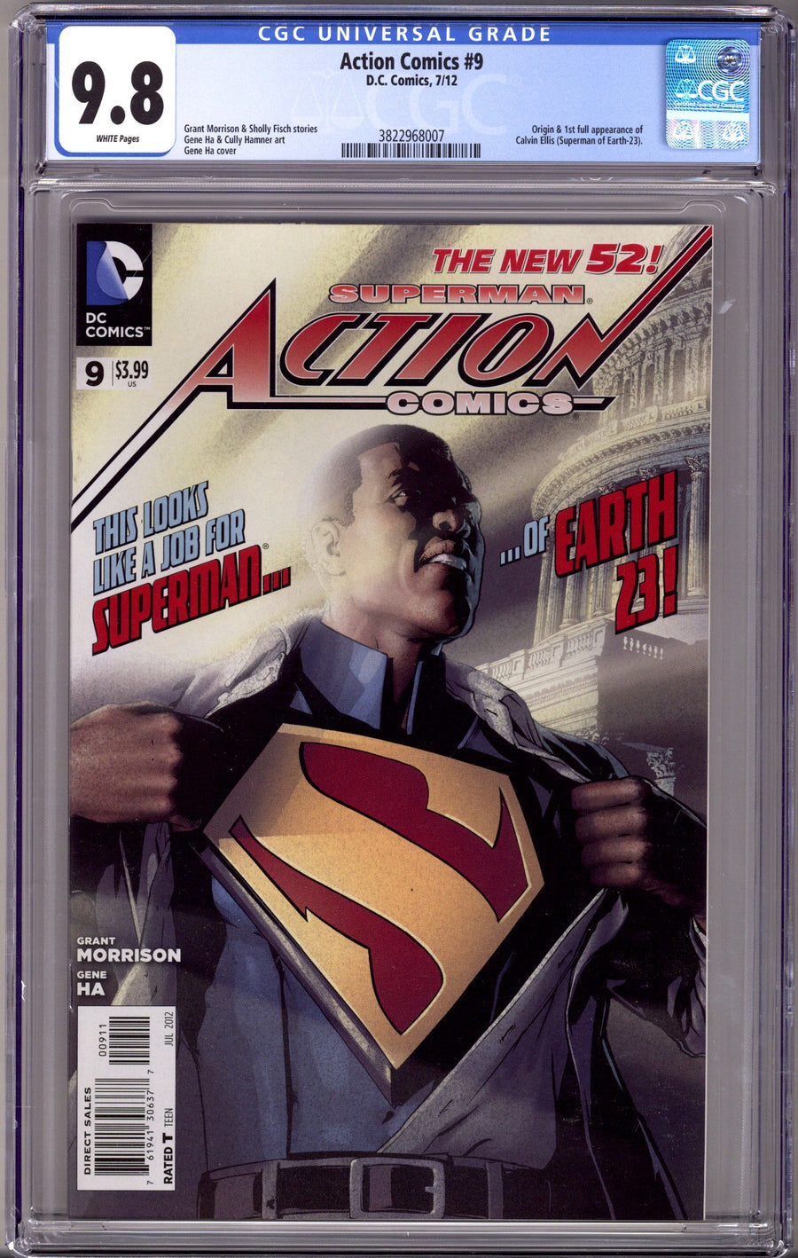 Action Comics Vol 2 9 CGC 9.8 (2012)
