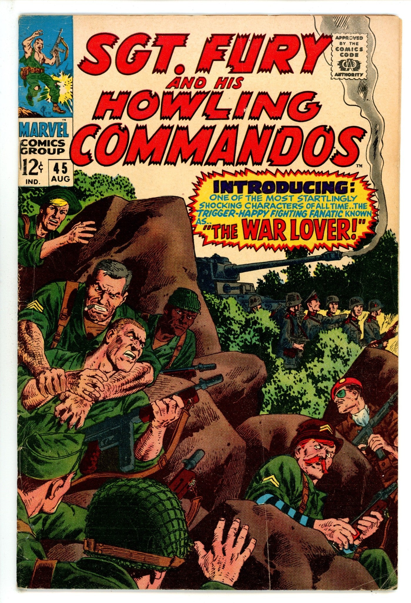 Sgt. Fury 45 VG/FN (5.0) (1967) 