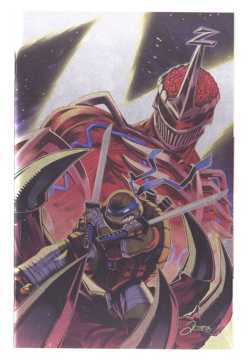 Mighty Morphin Power Rangers / Teenage Mutant Ninja Turtles III 3 Zonno Foil Virgin Variant (2025)