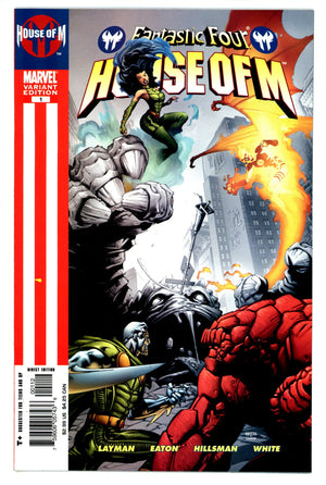 Fantastic Four: House of M 1 High Grade (2005) 2nd Print