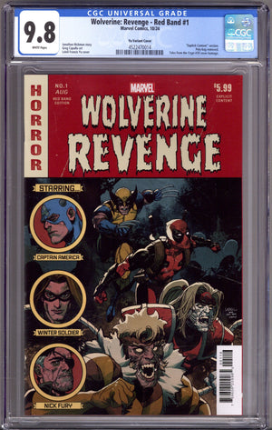 Wolverine: Revenge - Red Band 1 CGC 9.8 (NM/M) (2024) Yu Homage Incentive Variant