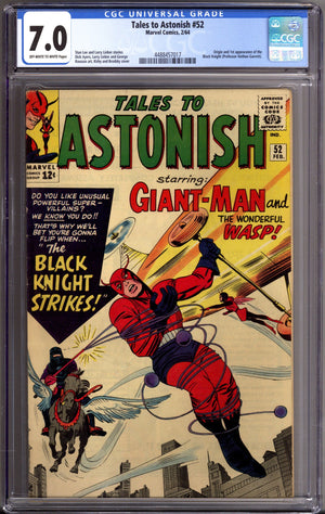 Tales to Astonish Vol 1 52 CGC 7.0 (FN/VF) (1964)