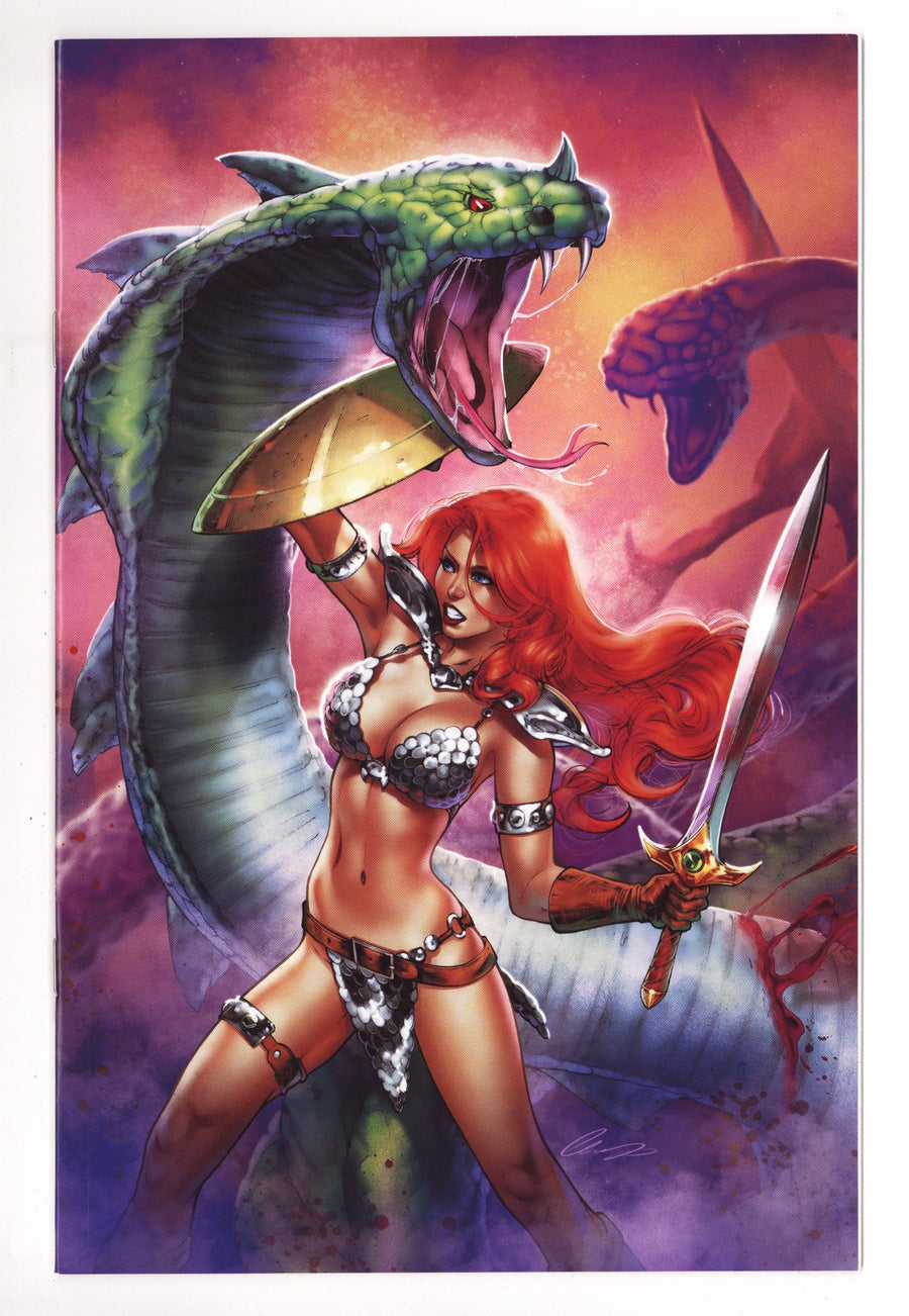 The Invincible Red Sonja 3 High Grade (2021) Chatzoudis Virgin Variant 