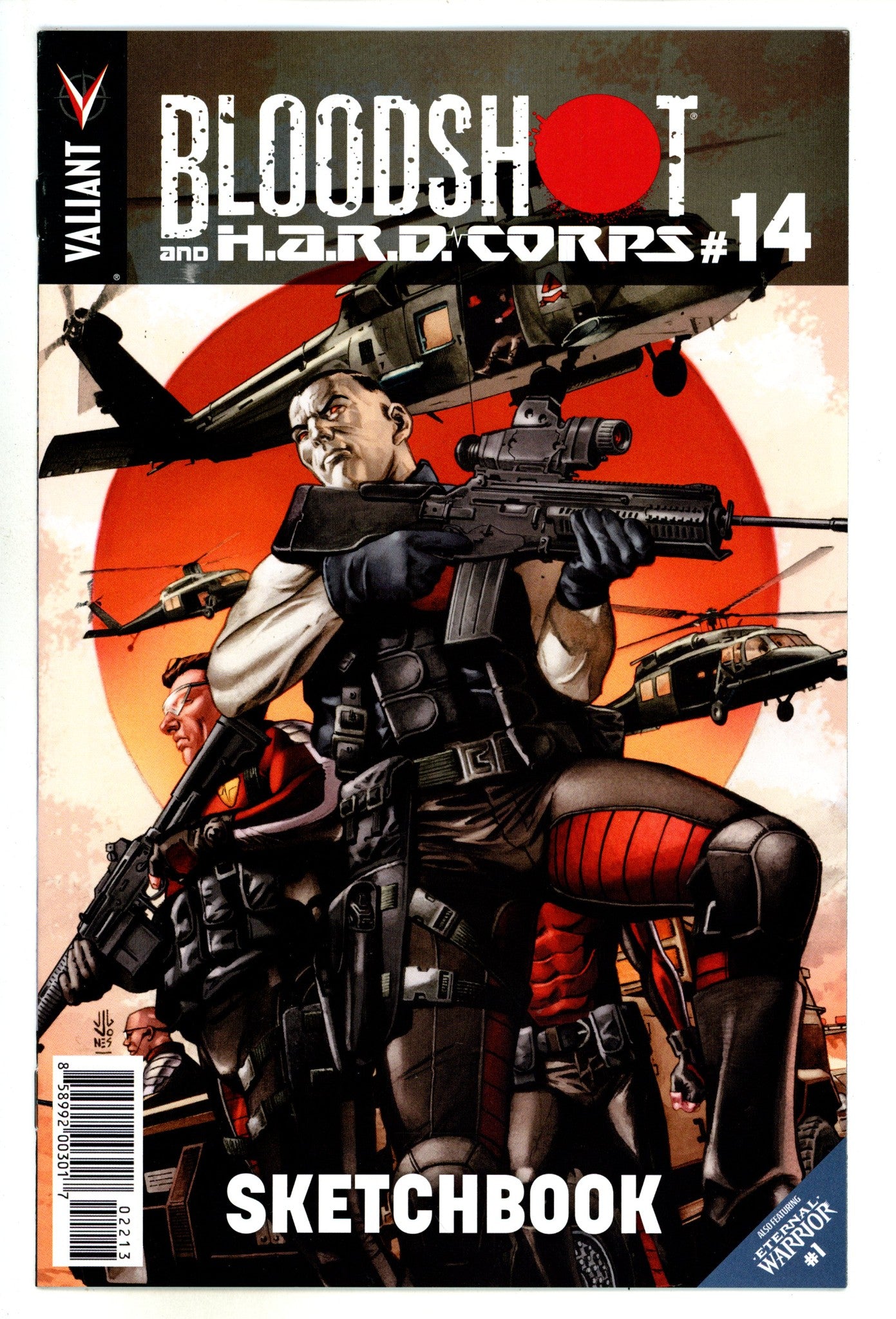Eternal Warrior/Bloodshot and H.A.R.D. Corps Flip Sketchbook [nn] High Grade (2013) 