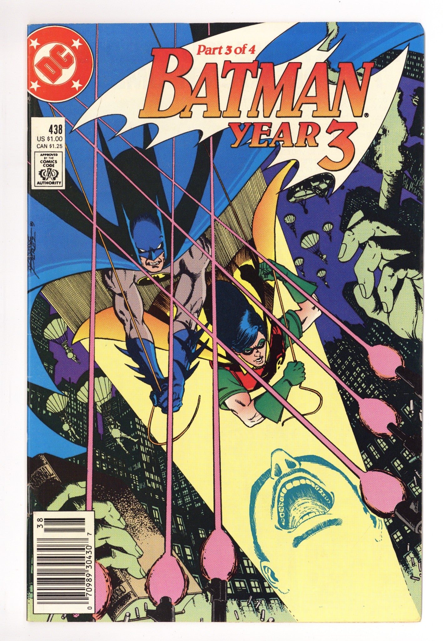 Batman Vol 1 438 Mid Grade (1989) Newsstand 