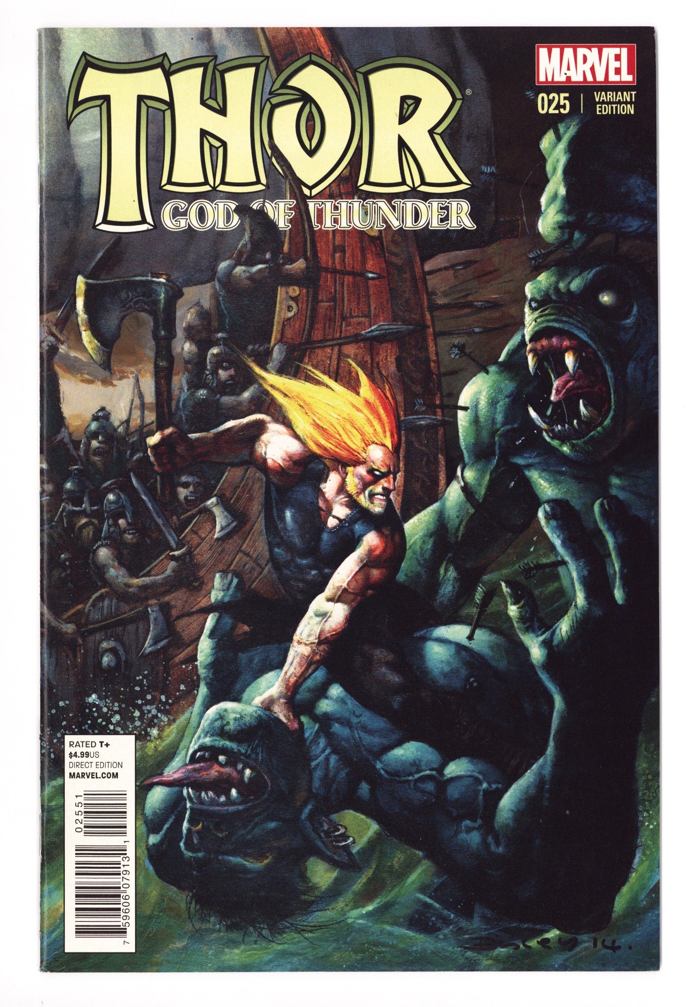 Thor: God of Thunder 25 VF/NM (9.0) (2014) Bisley Variant 