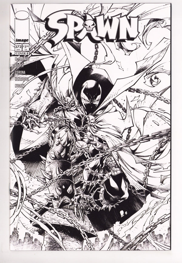 Spawn 372 Booth B&W Variant (2026)