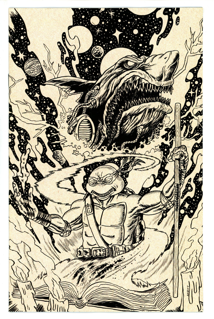 Teenage Mutant Ninja Turtles Vol 5 145 Ziritt B&W Virgin Incentive Variant NM (2023)
