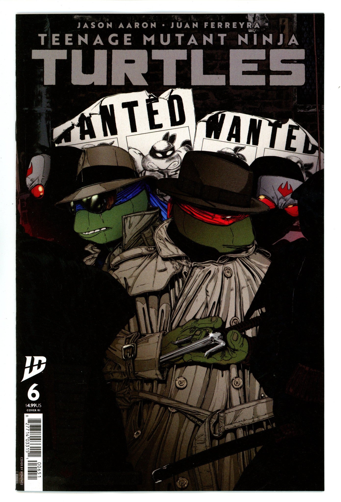 Teenage Mutant Ninja Turtles Vol 6 6 Boneface Incentive Variant NM (2025)