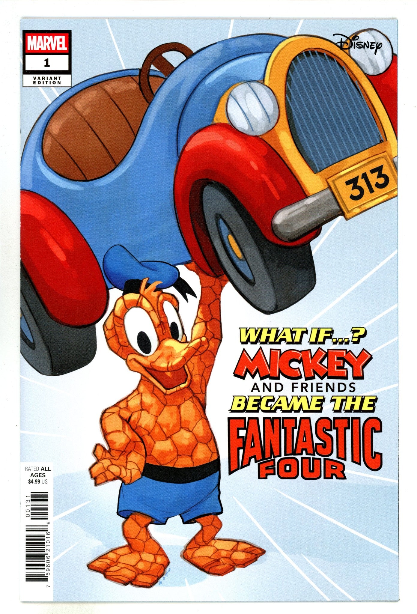 What If Mickey & Friends Became Fantastic Four 1 Noto Variant (2025)