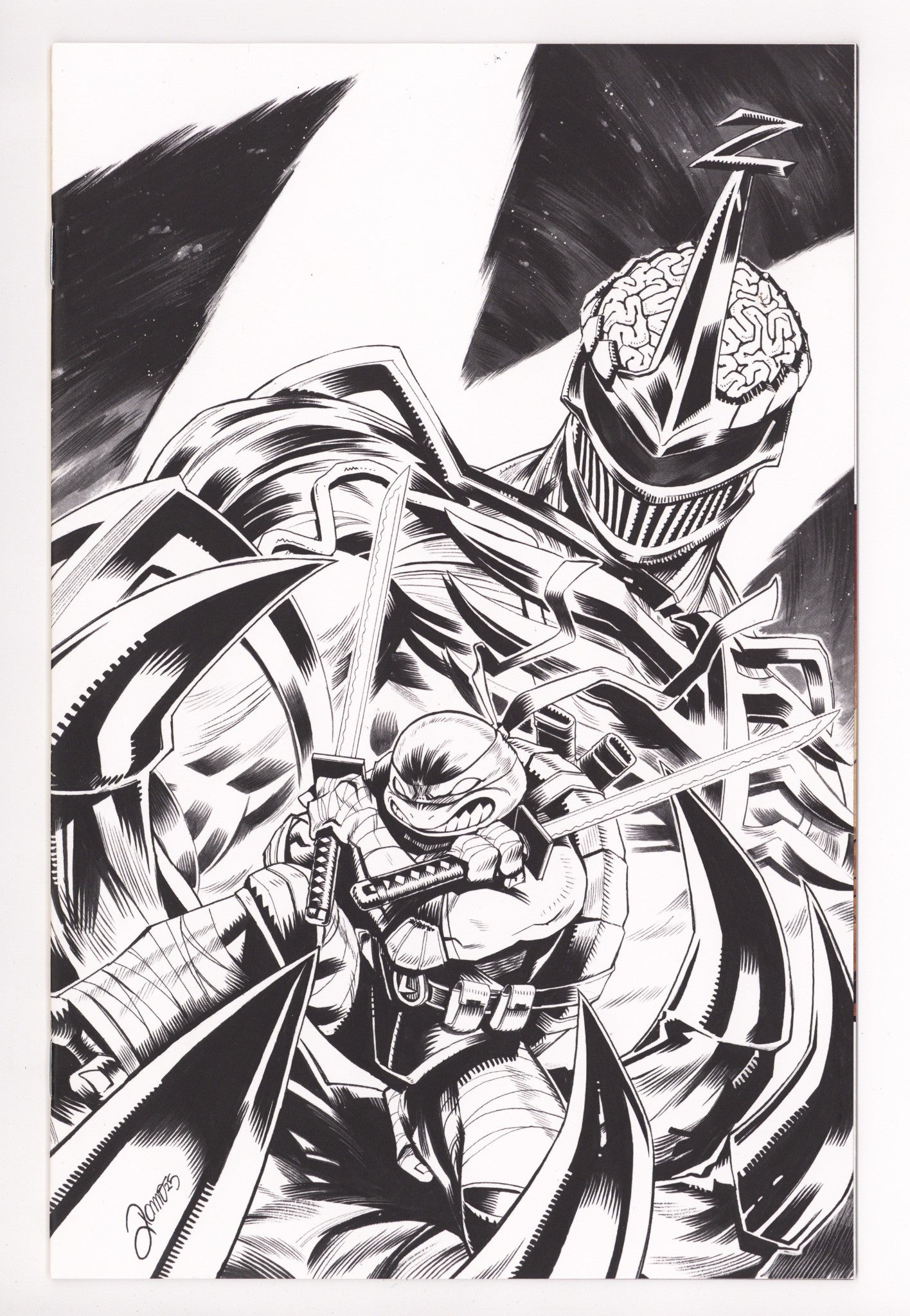 Mighty Morphin Power Rangers / Teenage Mutant Ninja Turtles III 3 Zonno Virgin Incentive (2025)