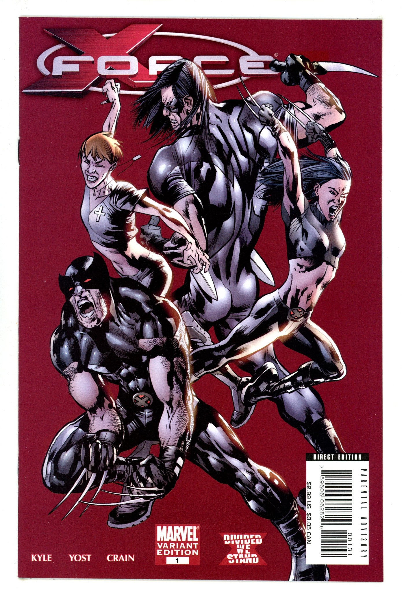 X-Force Vol 3 1 High Grade (2008) Hitch Incentive Variant 