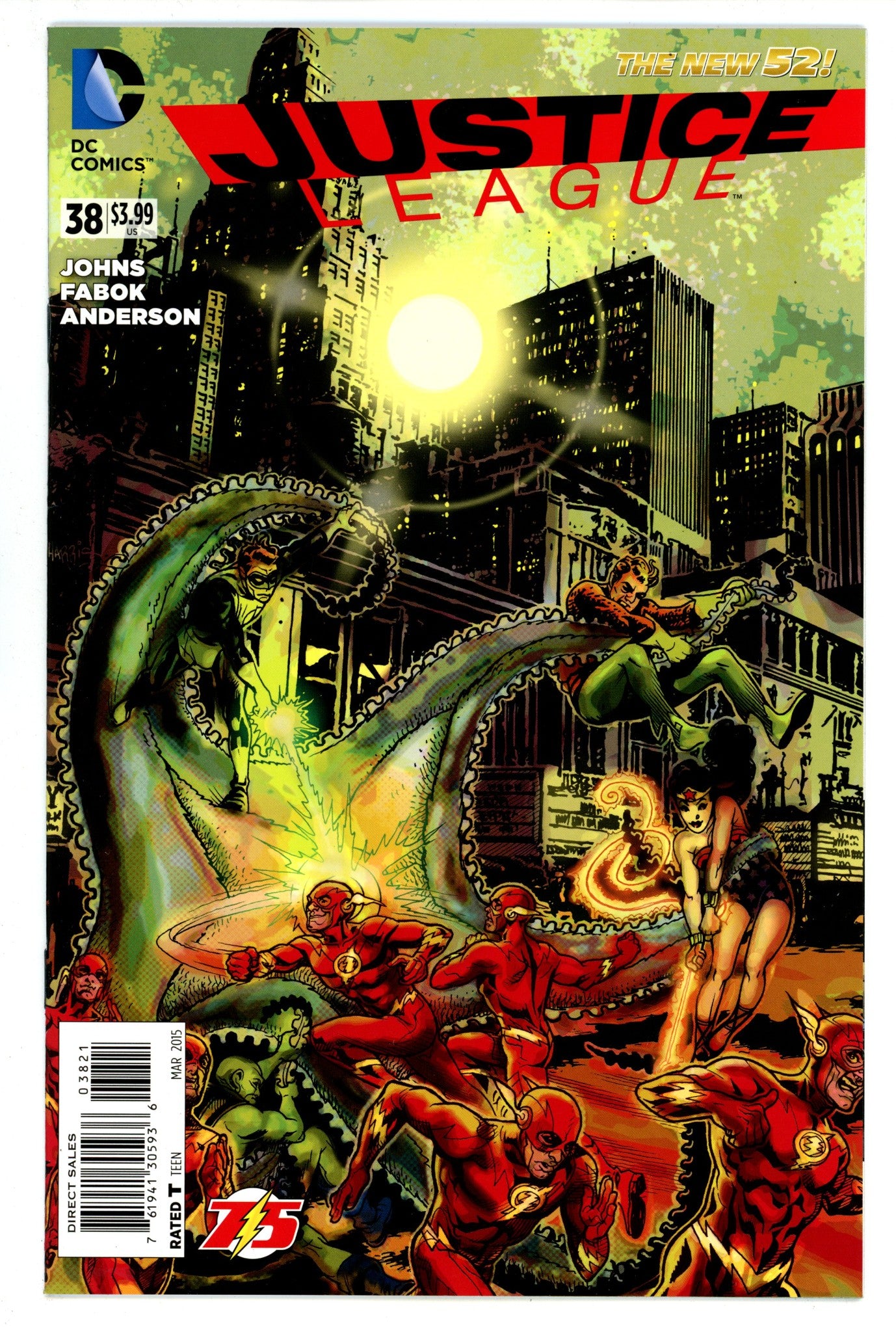 Justice League Vol 1 38 High Grade (2015) Harris Variant 