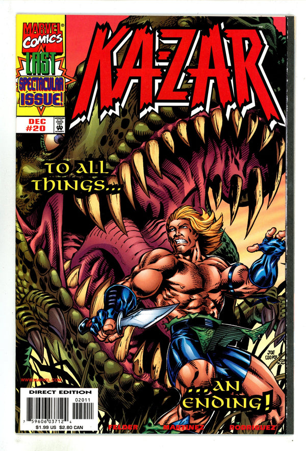 Ka-Zar Vol 4 19 High Grade (1998)