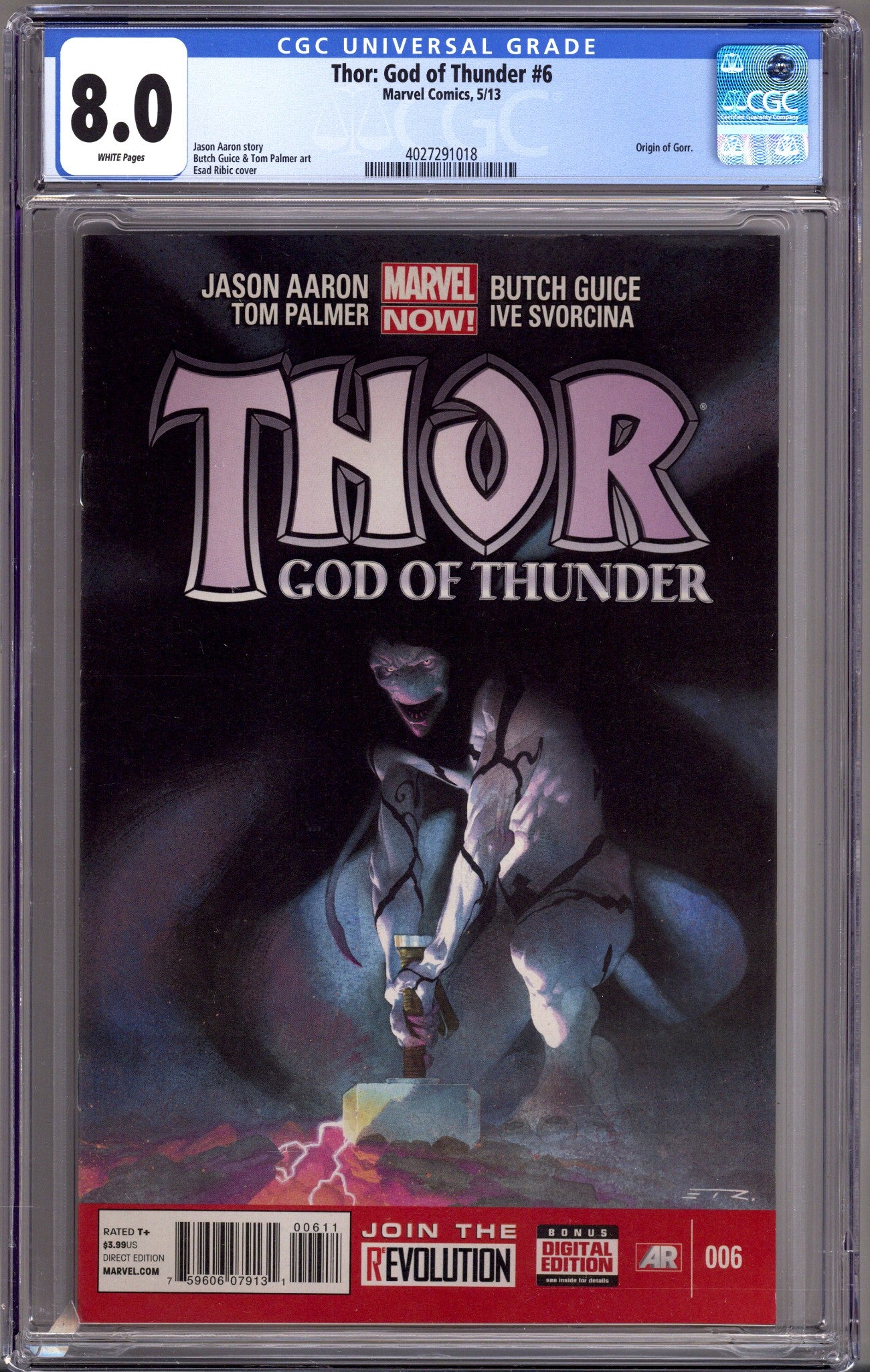 Thor: God of Thunder 6 CGC 8.0 (VF) (2013) 