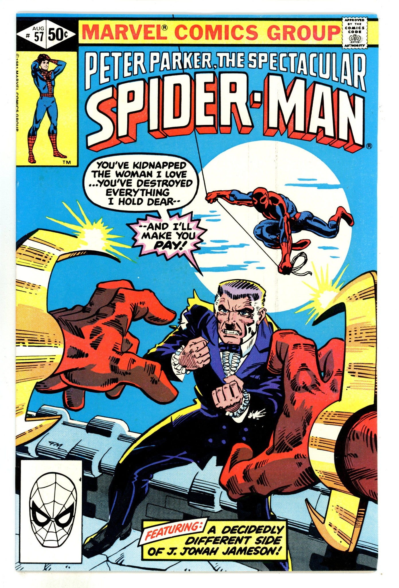 The Spectacular Spider-Man Vol 1 57  VF/NM (9.0)  (1981)  