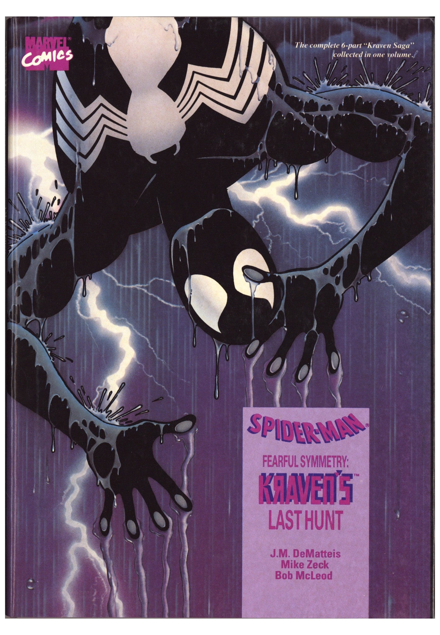 Spider-Man Fearful Symmetry: Kraven's Last Hunt HC     Mid Grade   (1989)        