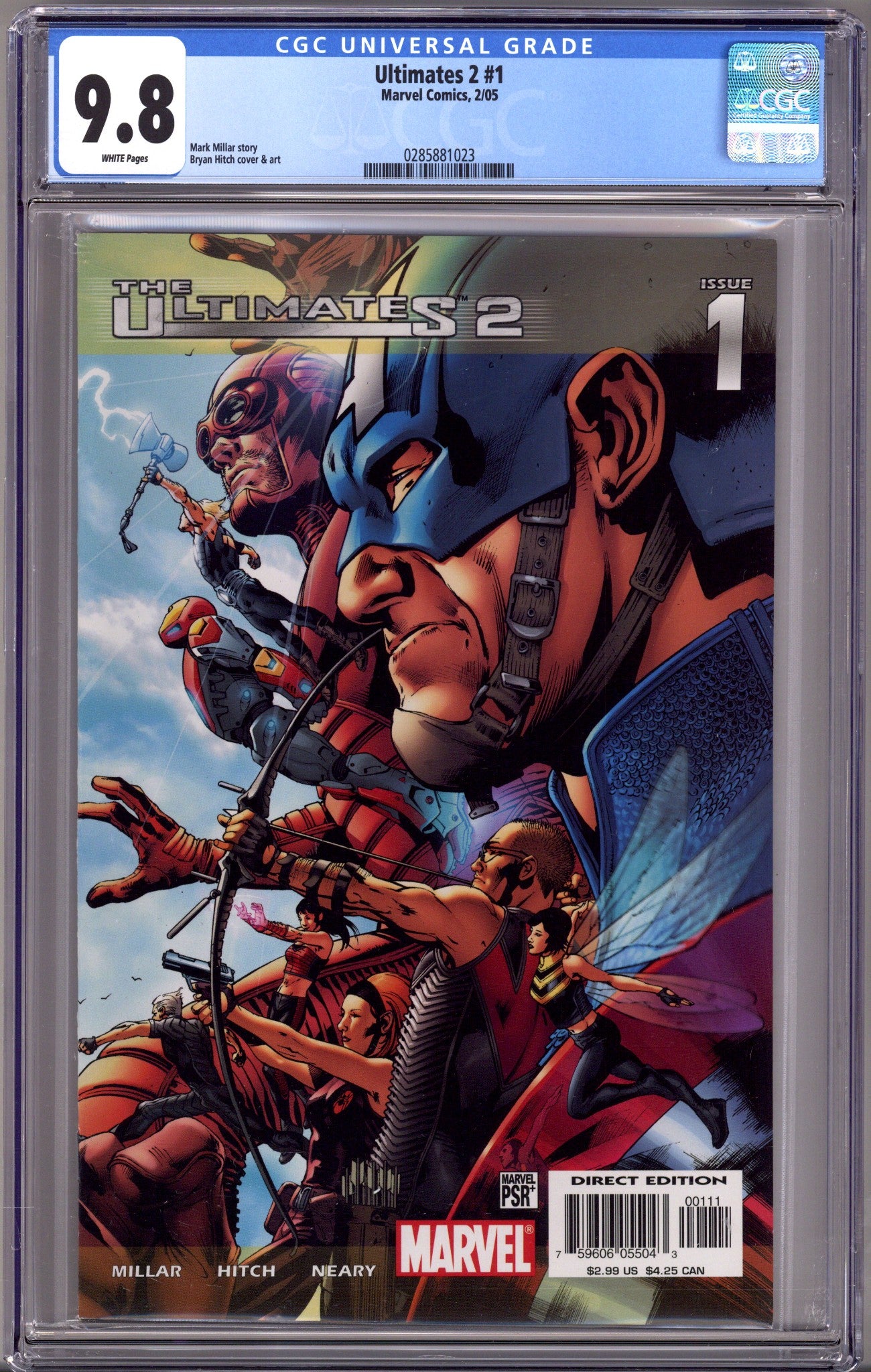 Ultimates 2 1 CGC 9.8 (NM/M) (2005) 