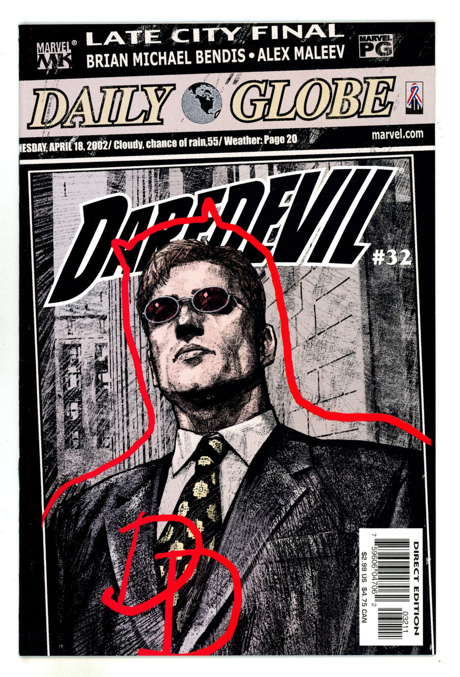 Daredevil Vol 2 32 High Grade (2002) 