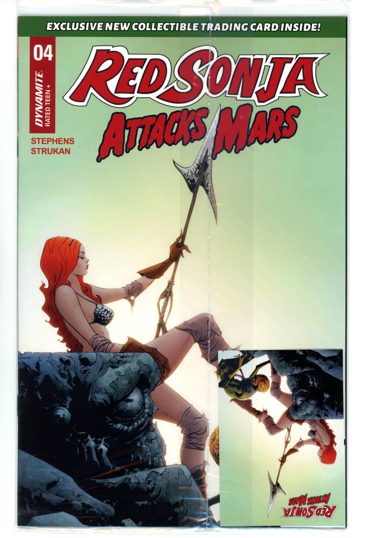 Red Sonja Attacks Mars 4 Lee Sealed Trading Card Variant (2025)