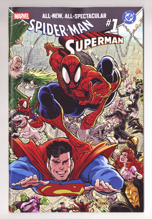 Marvel / DC: Spider-Man / Superman 1 Andrews Wraparound Variant (2026)