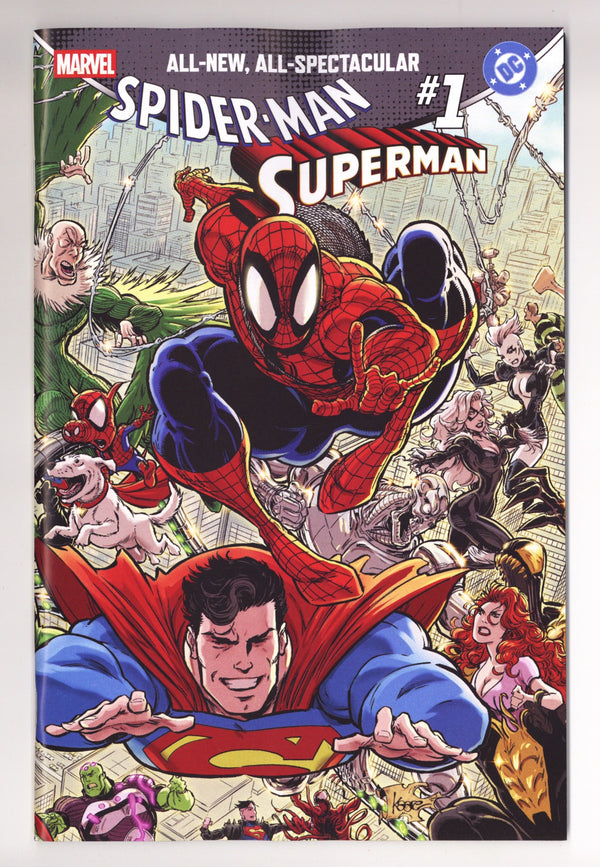 Marvel / DC: Spider-Man / Superman 1 Andrews Wraparound Variant (2026)