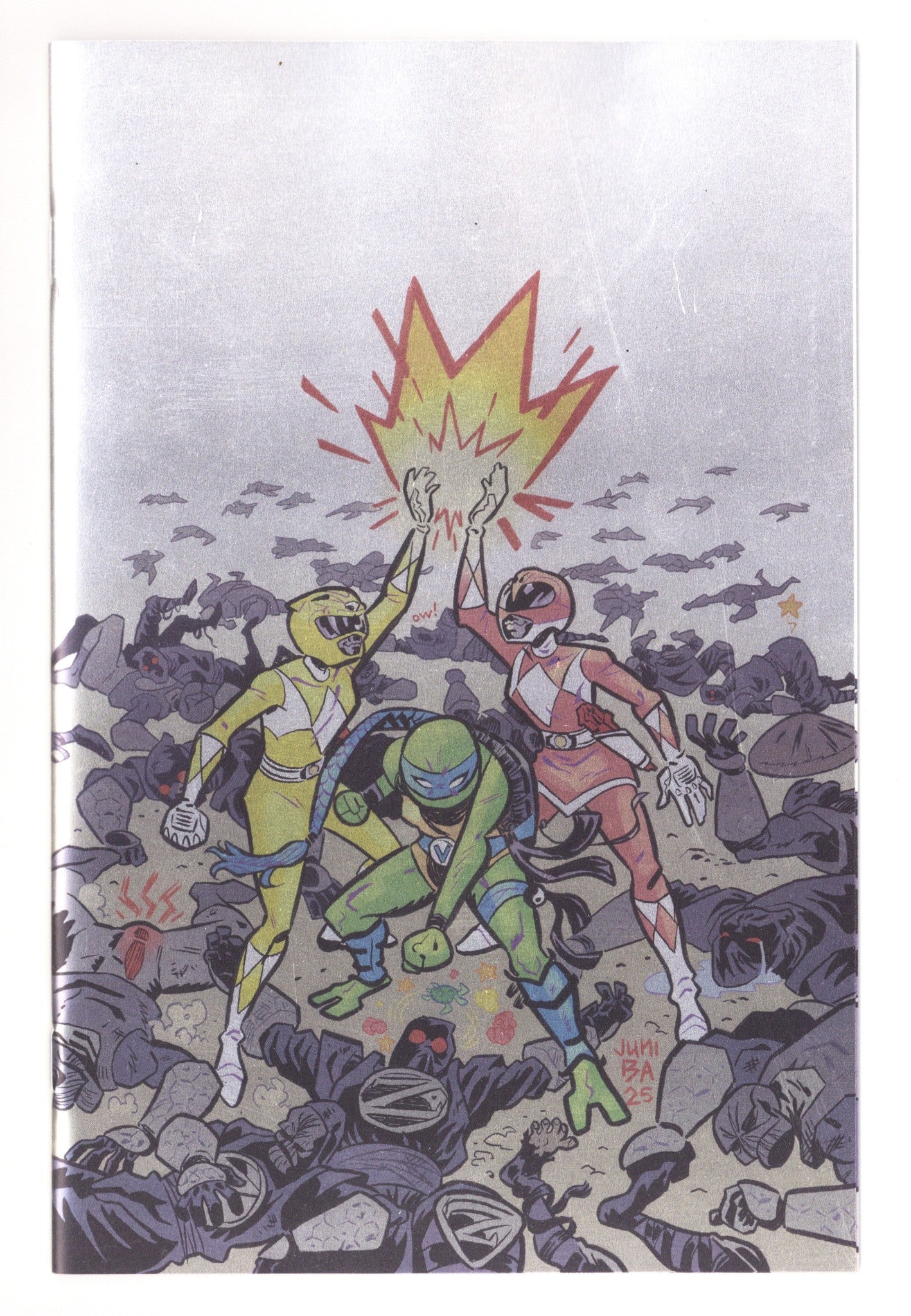 Mighty Morphin Power Rangers/Teenage Mutant Ninja Turtles III 5 Ba Foil Virgin Incentive NM (2026)