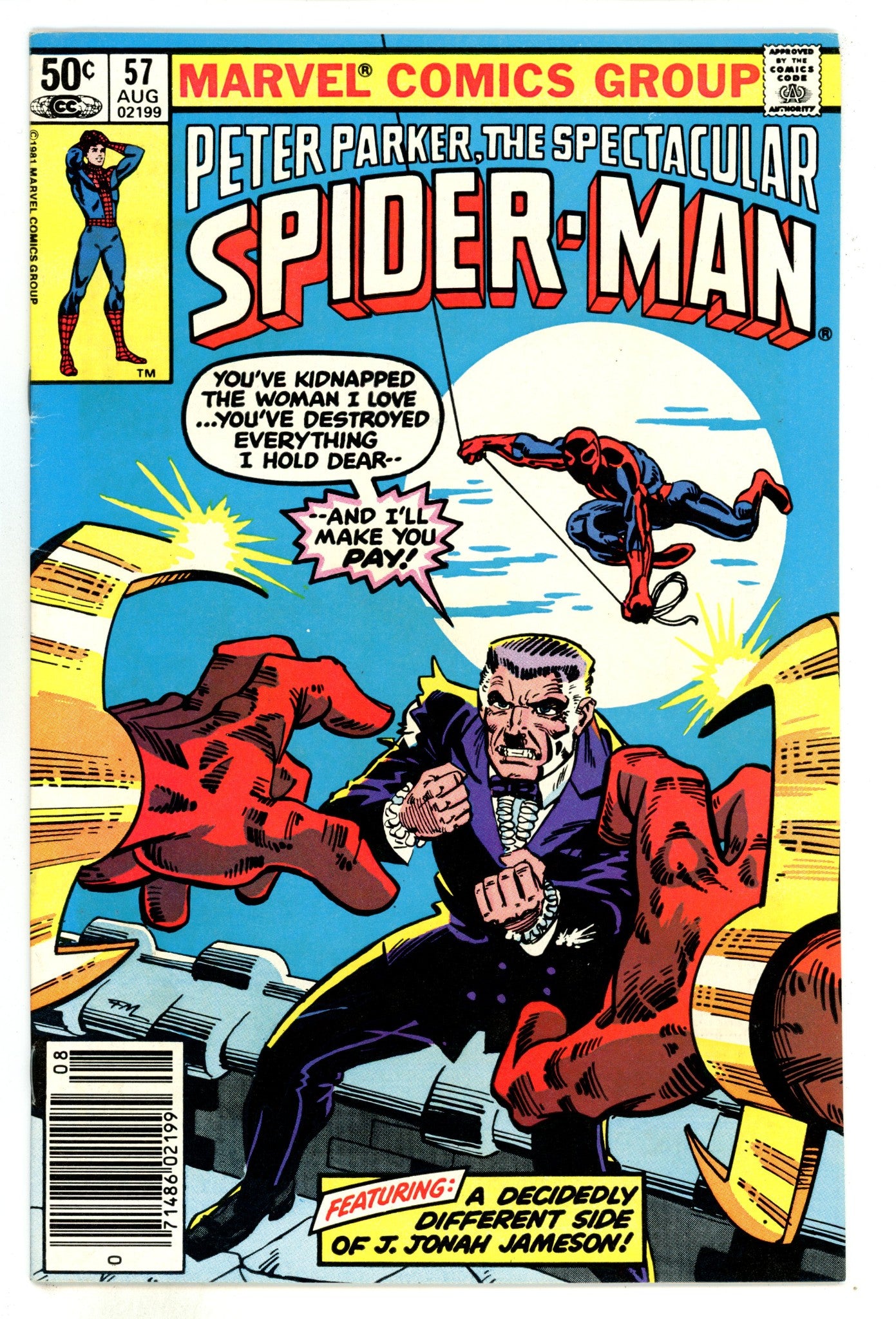 The Spectacular Spider-Man Vol 1 57  FN/VF (7.0)  (1981)  Newsstand  