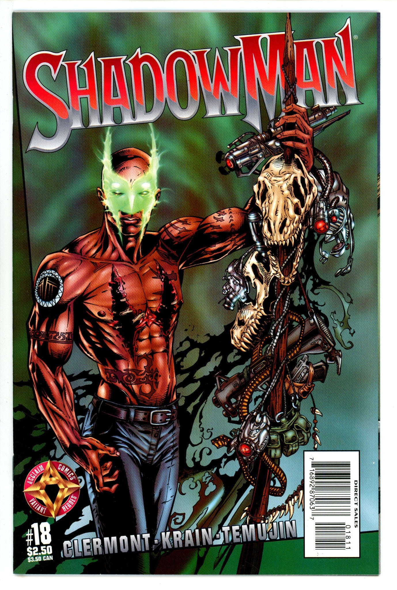 Shadowman Vol 2 18 NM- (1998)