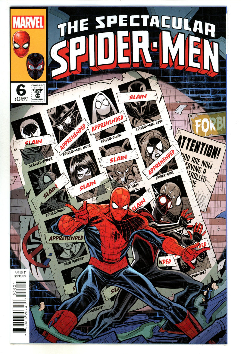 Spectacular Spider-Men 6 Torque Homage Variant (2024)