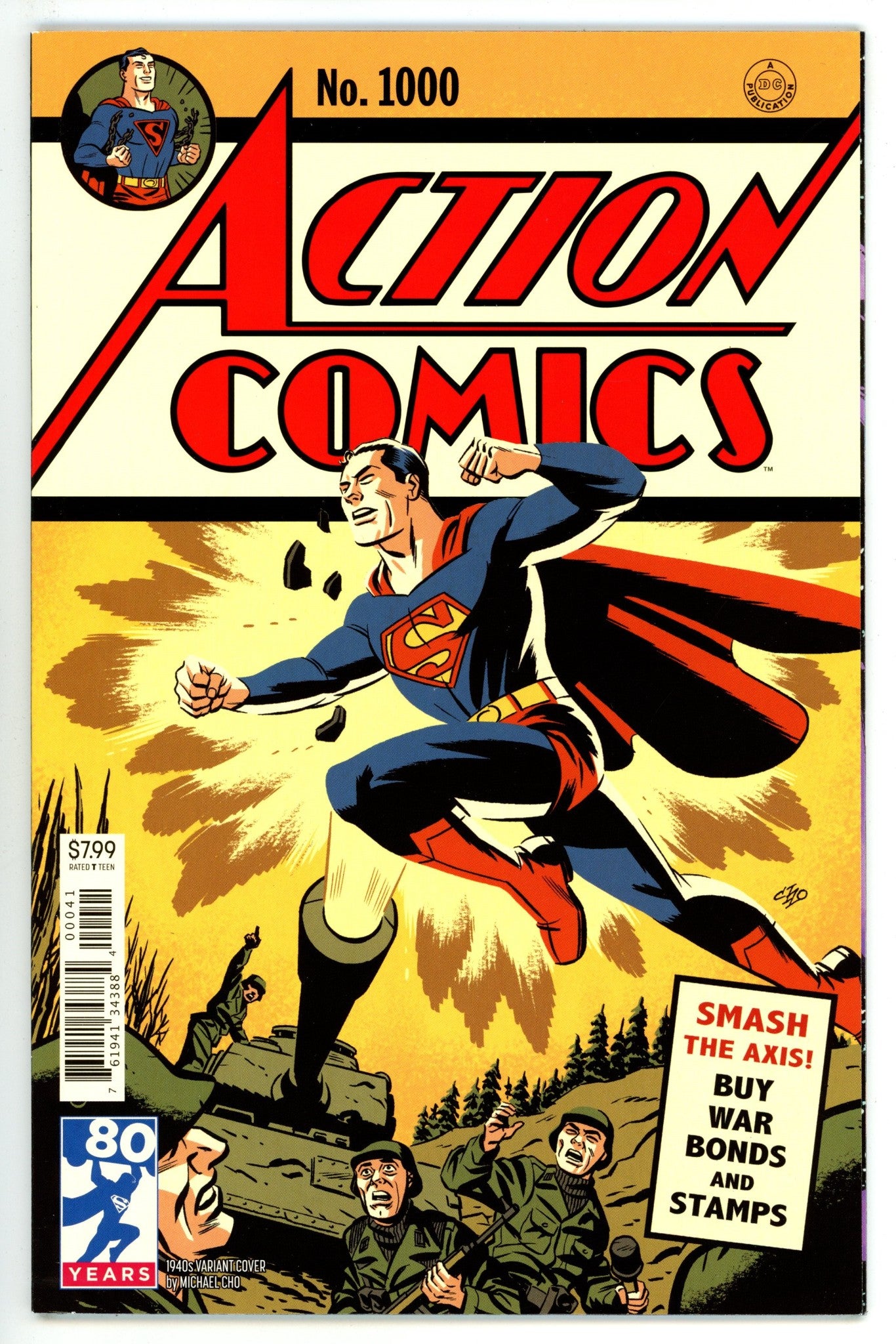 Action Comics Vol 3 1000 High Grade (2018) Cho Variant 