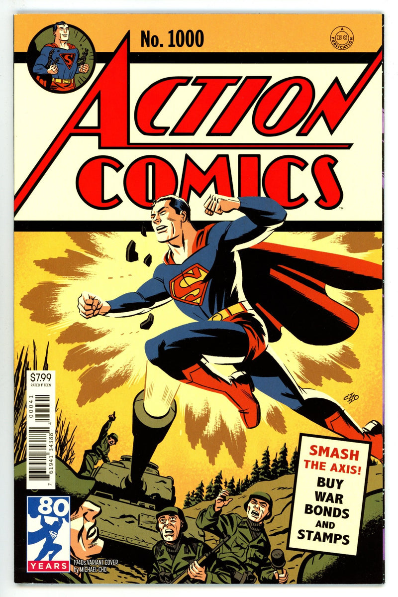 Action Comics Vol 3 1000 High Grade (2018) Cho Variant 