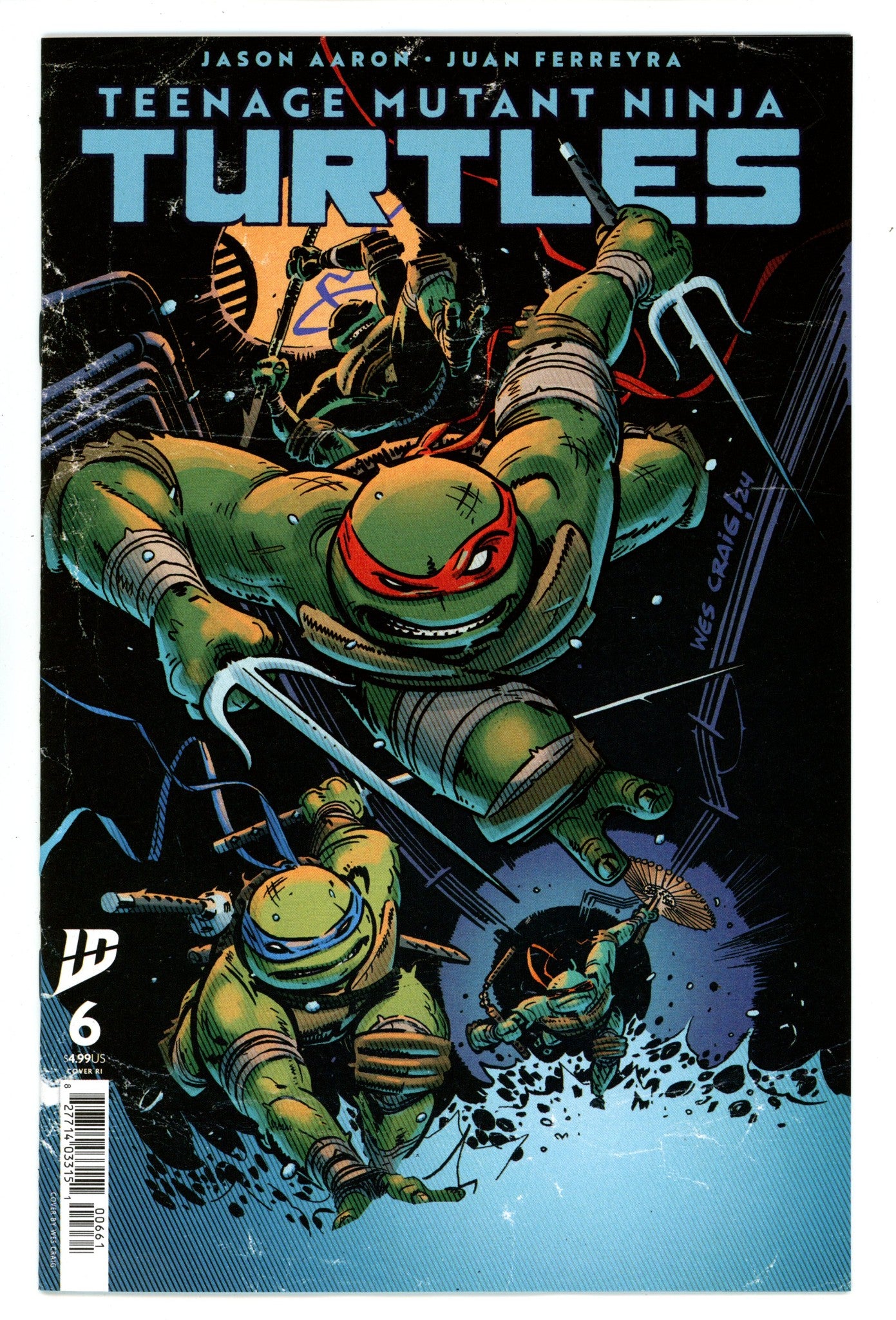 Teenage Mutant Ninja Turtles Vol 6 6 Craig Incentive Variant NM- (2025)