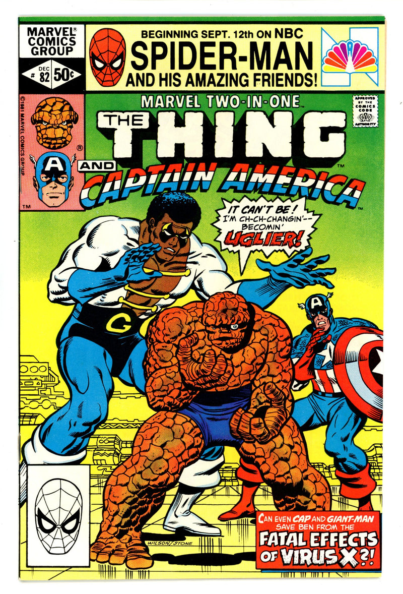 Marvel Two-in-One Vol 1 82 Mid Grade (1981) 