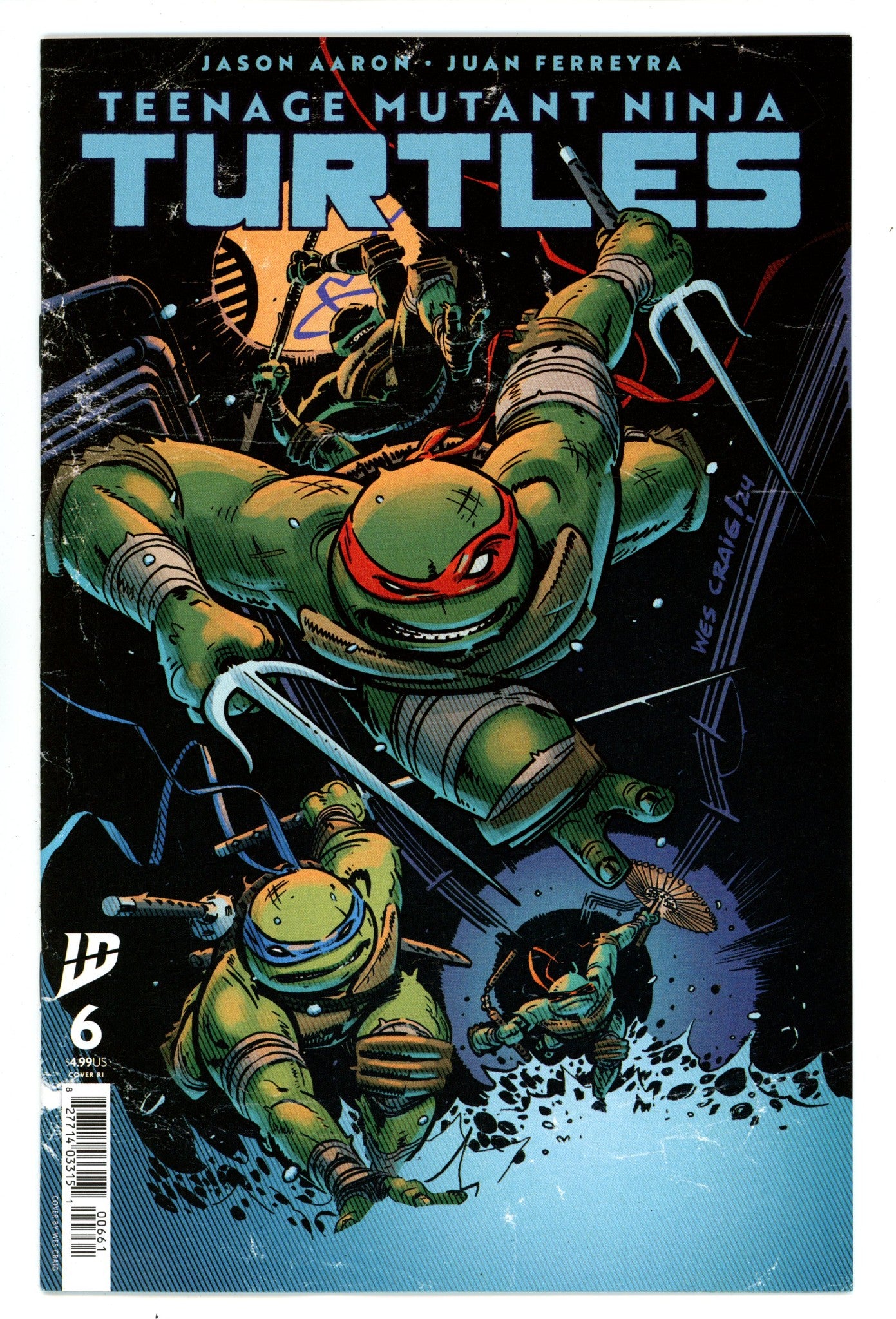 Teenage Mutant Ninja Turtles Vol 6 6 Craig Incentive Variant NM (2025)