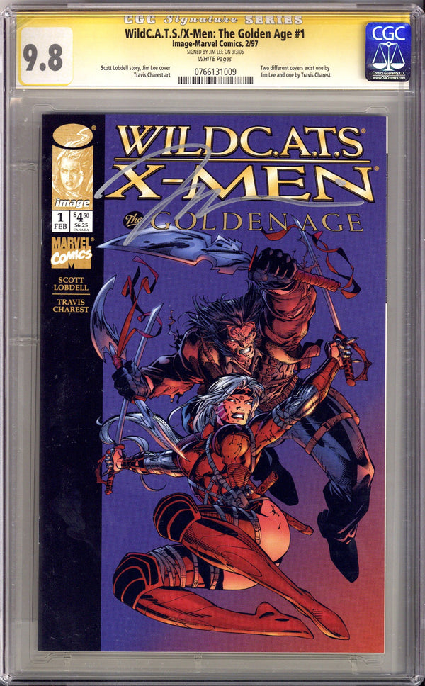 WildC.A.T.s / X-Men: The Golden Age 1 CGC 9.8 (NM/M) (1997) Signed x1 Cover Jim Lee