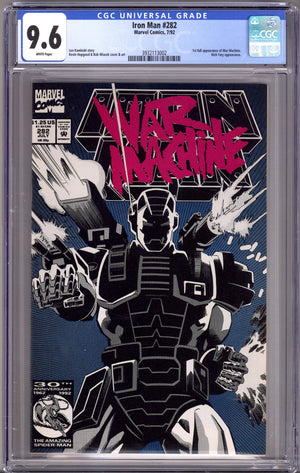 Iron Man Vol 1 282 CGC 9.6 (NM+)   (1992)
