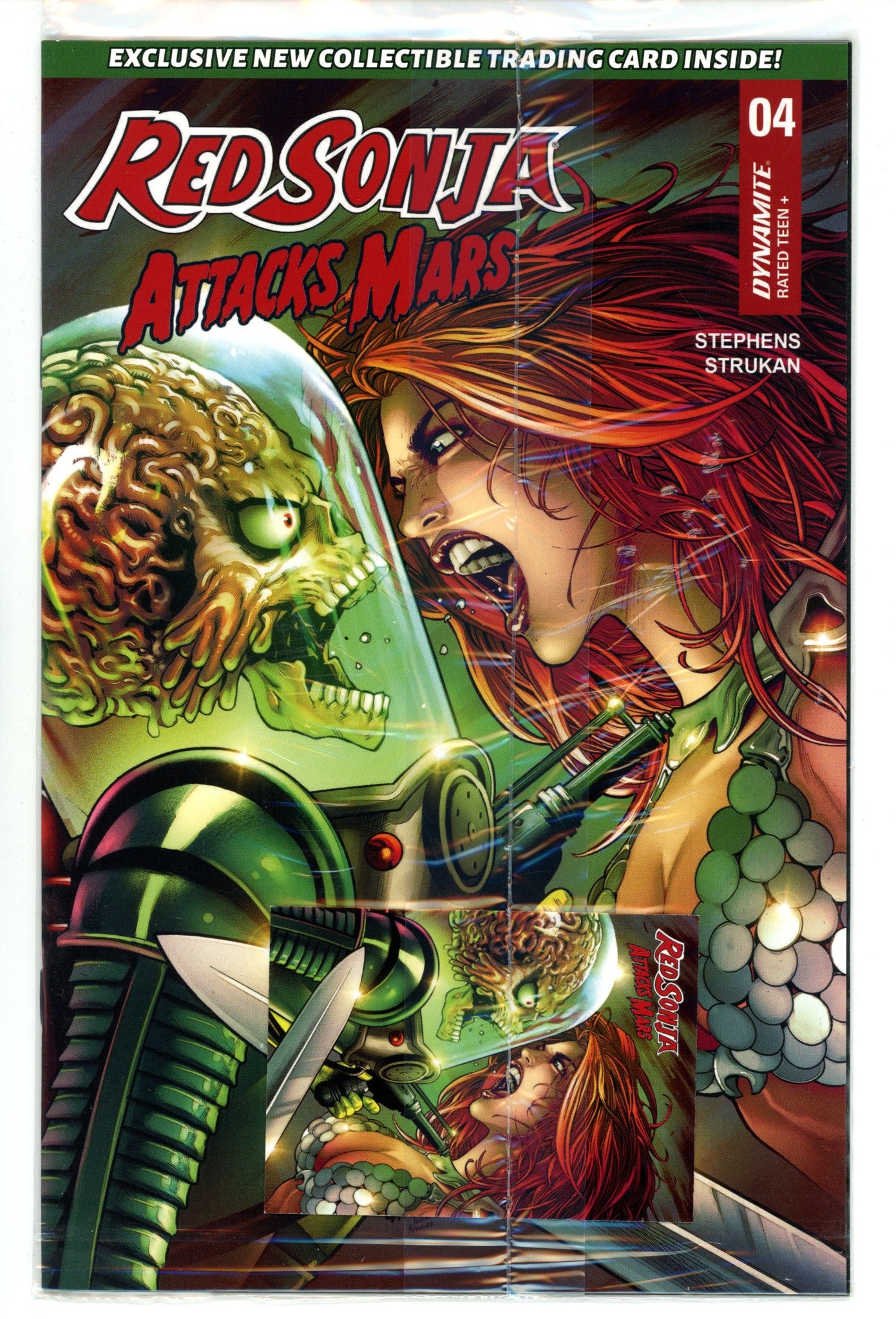 Red Sonja Attacks Mars 4 Land Sealed Trading Card Variant (2025)