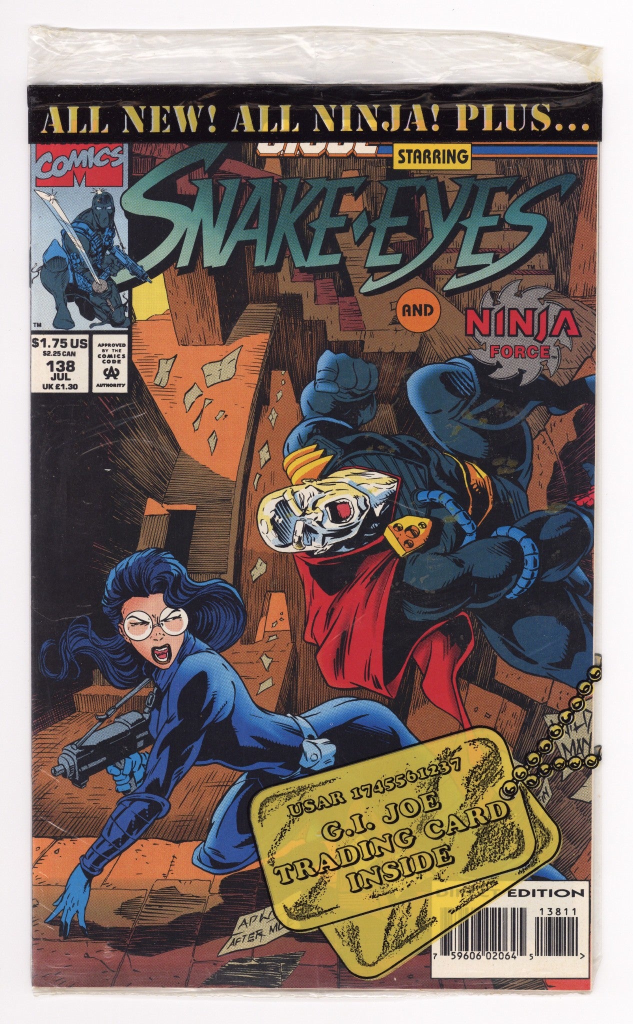 G.I. Joe, A Real American Hero 138 New, Sealed (1993) 