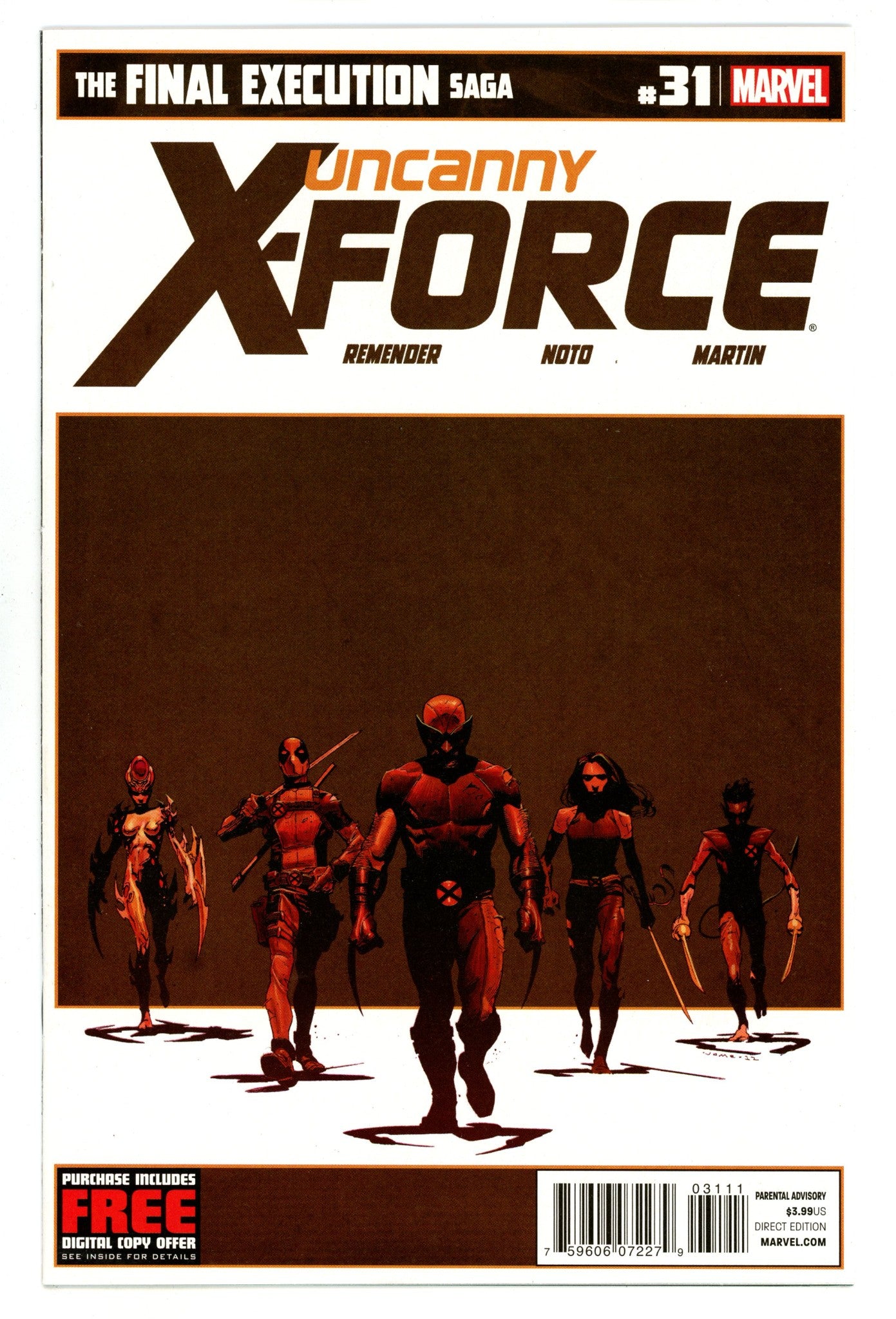 Uncanny X-Force Vol 1 31  High Grade  (2012)  