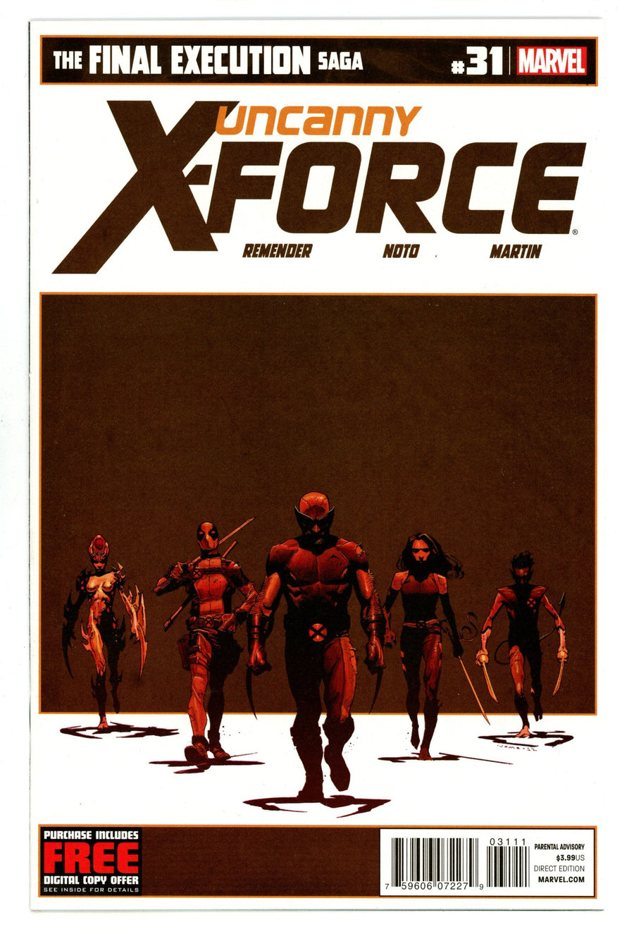 Uncanny X-Force Vol 1 31  High Grade  (2012)  